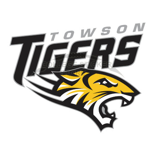 Diy Towson Tigers Iron-on Transfers (Wall Stickers)NO.6584